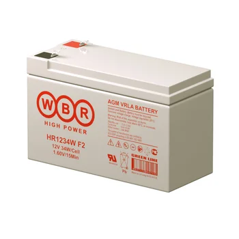 Батарея аккумуляторная HR 1234 W F 2 WBR 9 Ач